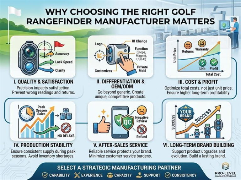 Why Choosing the Right Golf Rangefinder Manufacturer Matters