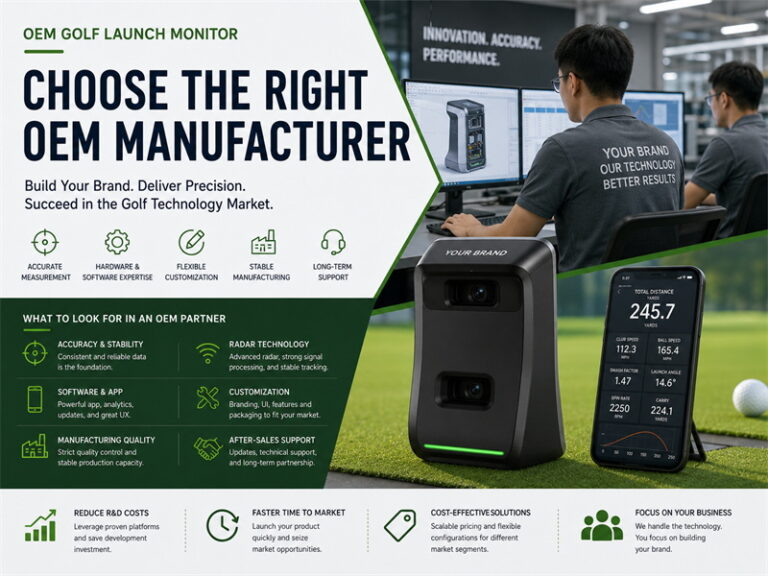 How to Choose an OEM/ODM Golf Launch Monitor/Speed Radar Manufacturer (Complete Guide for Brands & Distributors)