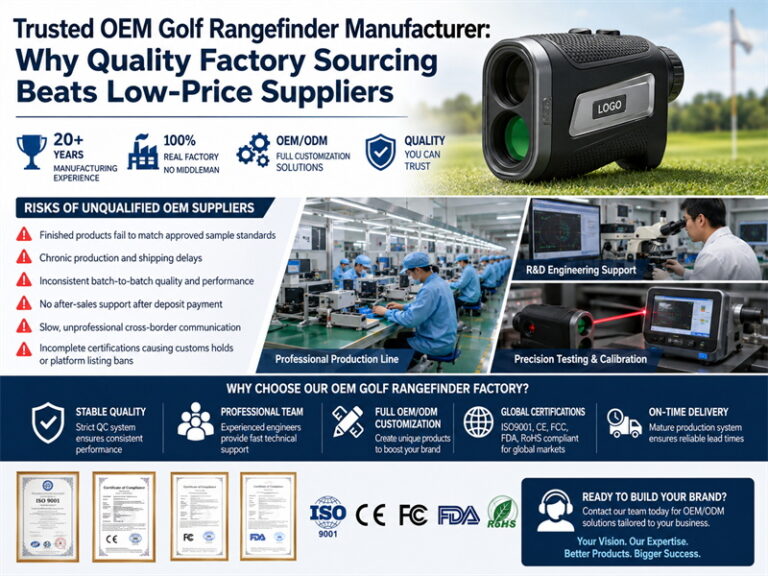 Trusted OEM Golf Rangefinder Manufacturer: Why Quality Factory Sourcing Beats Low-Price Suppliers